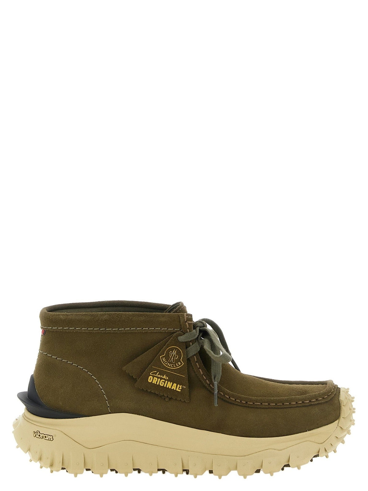 Moncler Bicolor Leather Ankle Boots - HBPS Beauty & Fashion