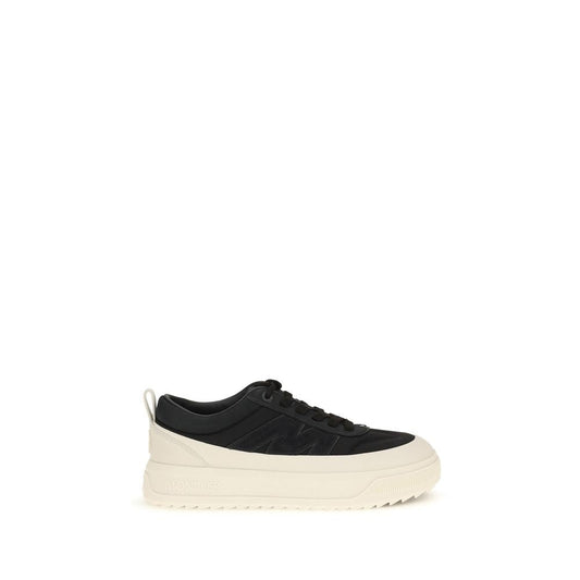 Moncler Black Calf Leather Bos Taurus Athletic Sneakers - HBPS Beauty & Fashion