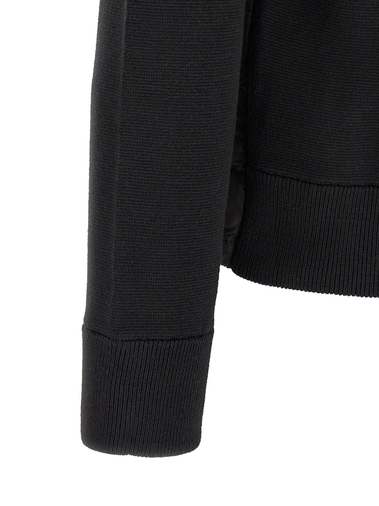 Moncler Black Polyamide Cardigan - HBPS Beauty & Fashion