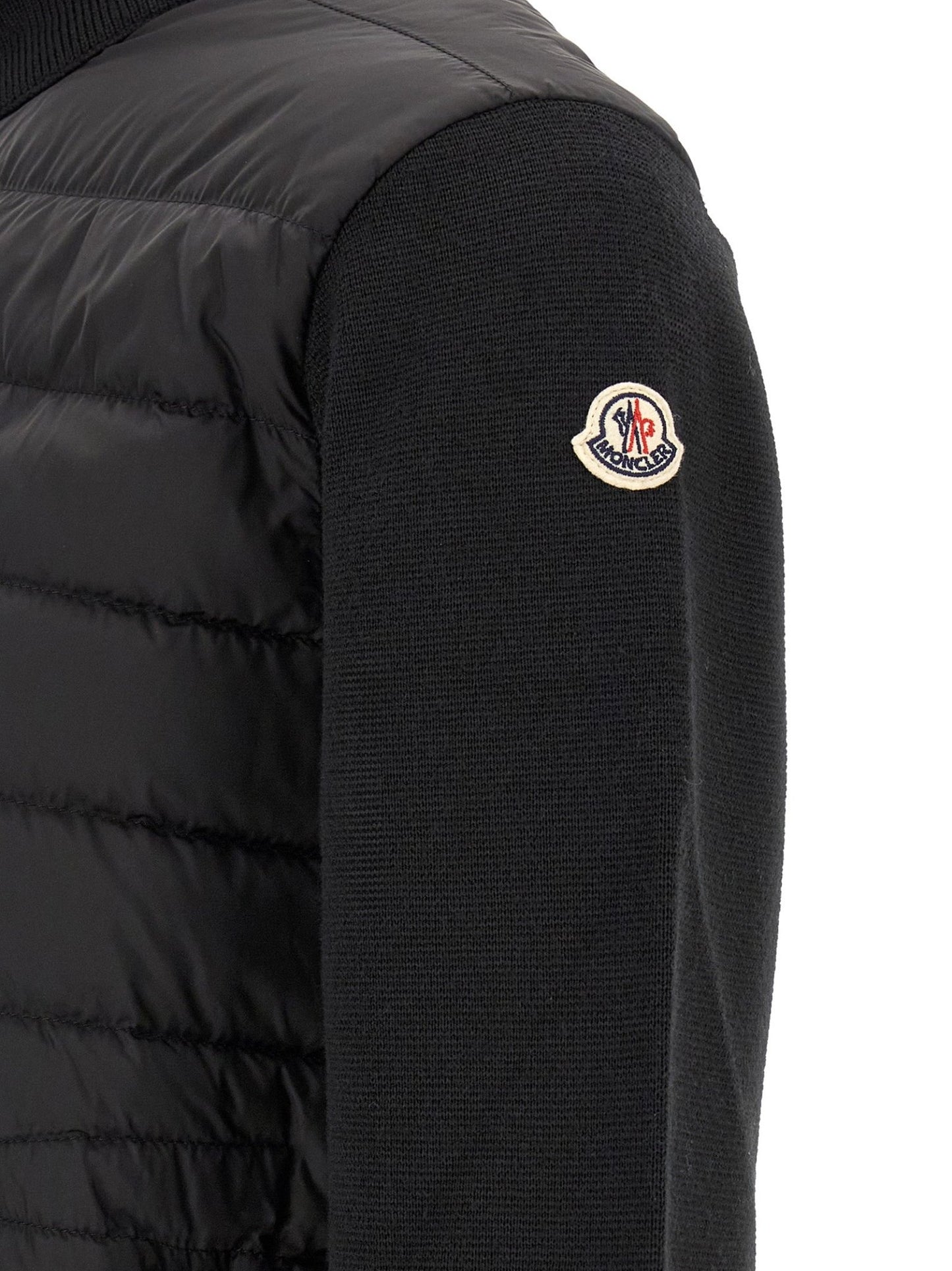 Moncler Black Polyamide Cardigan - HBPS Beauty & Fashion
