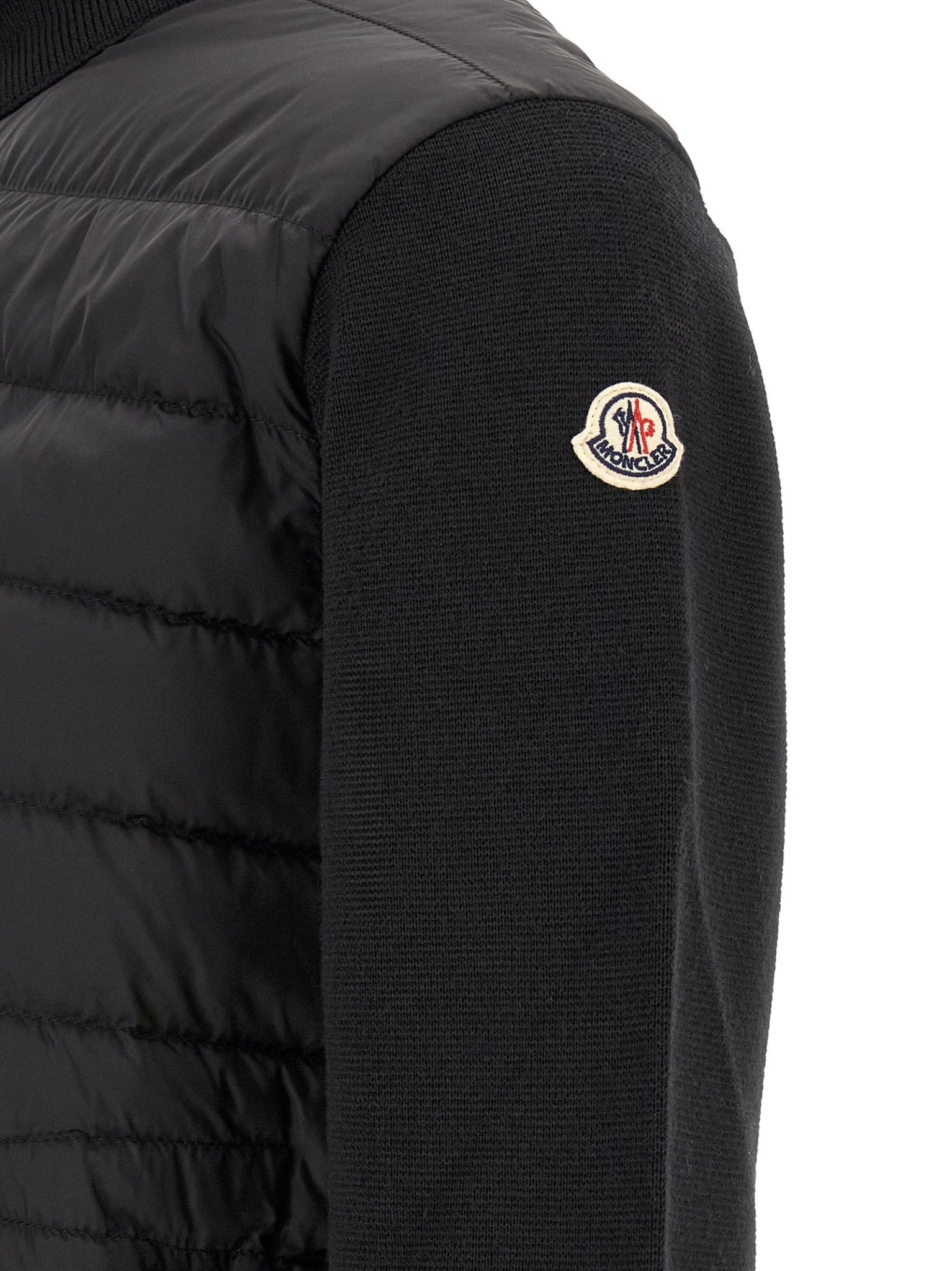 Moncler Black Polyamide Cardigan - HBPS Beauty & Fashion