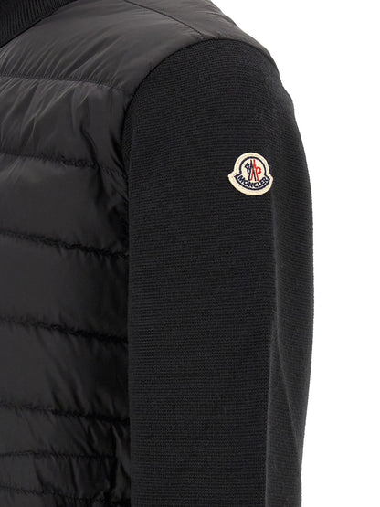Moncler Black Polyamide Cardigan - HBPS Beauty & Fashion