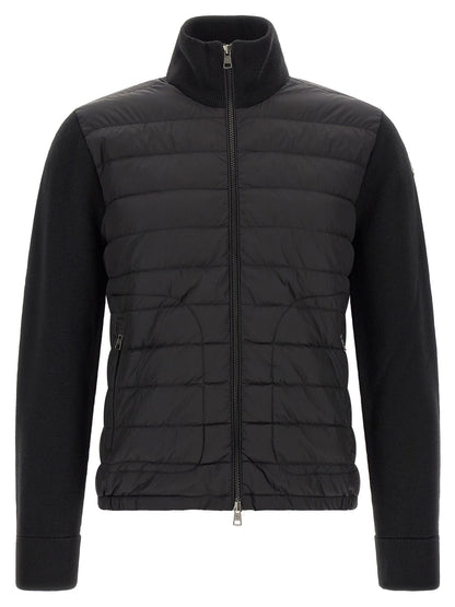 Moncler Black Polyamide Cardigan - HBPS Beauty & Fashion