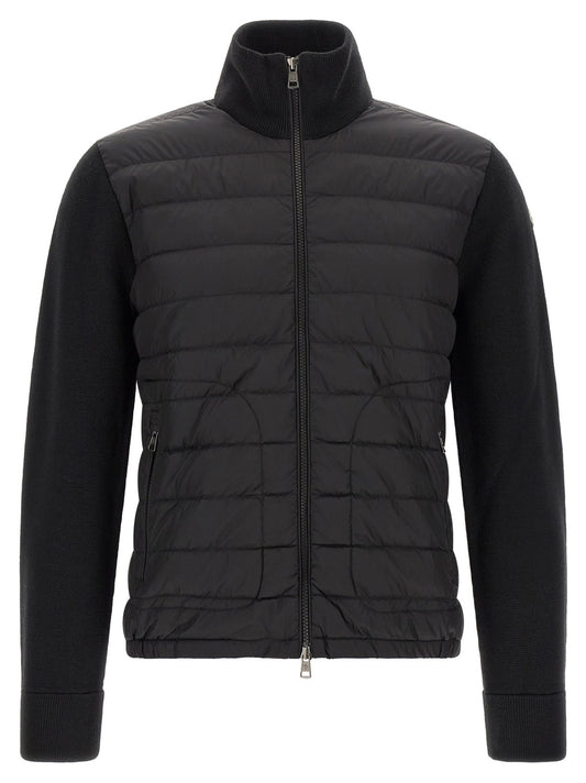 Moncler Black Polyamide Cardigan - HBPS Beauty & Fashion