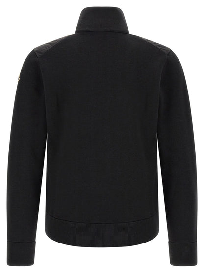 Moncler Black Polyamide Cardigan - HBPS Beauty & Fashion