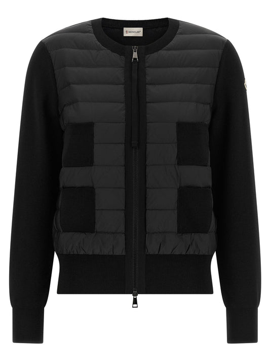 Moncler Black Polyamide Cardigan - HBPS Beauty & Fashion