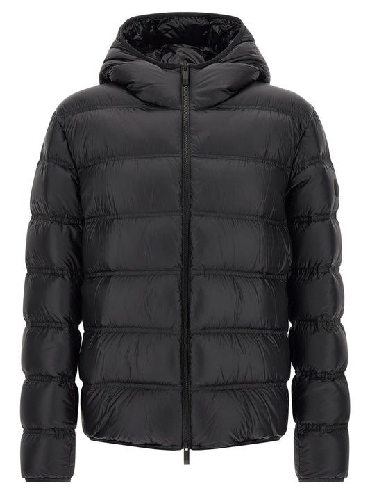 Moncler Black Polyamide Full-Length Jacket - HBPS Beauty & Fashion