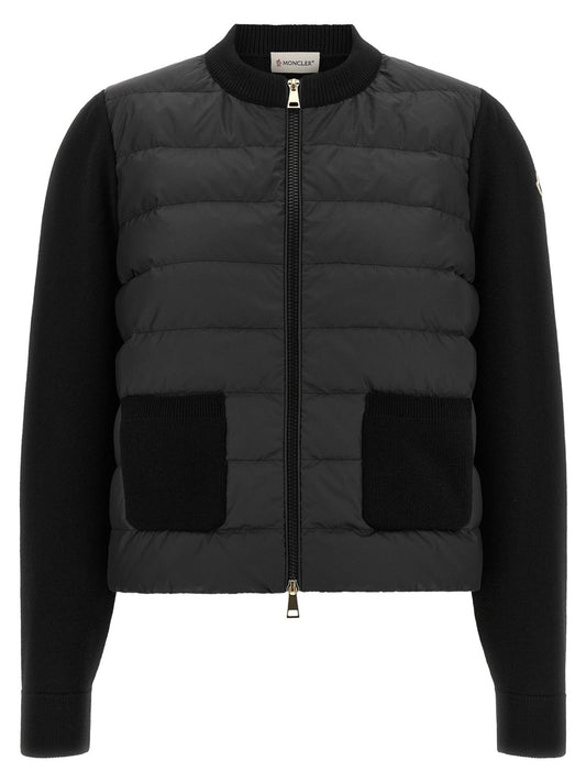 Moncler Black Polyester Cardigan - HBPS Beauty & Fashion