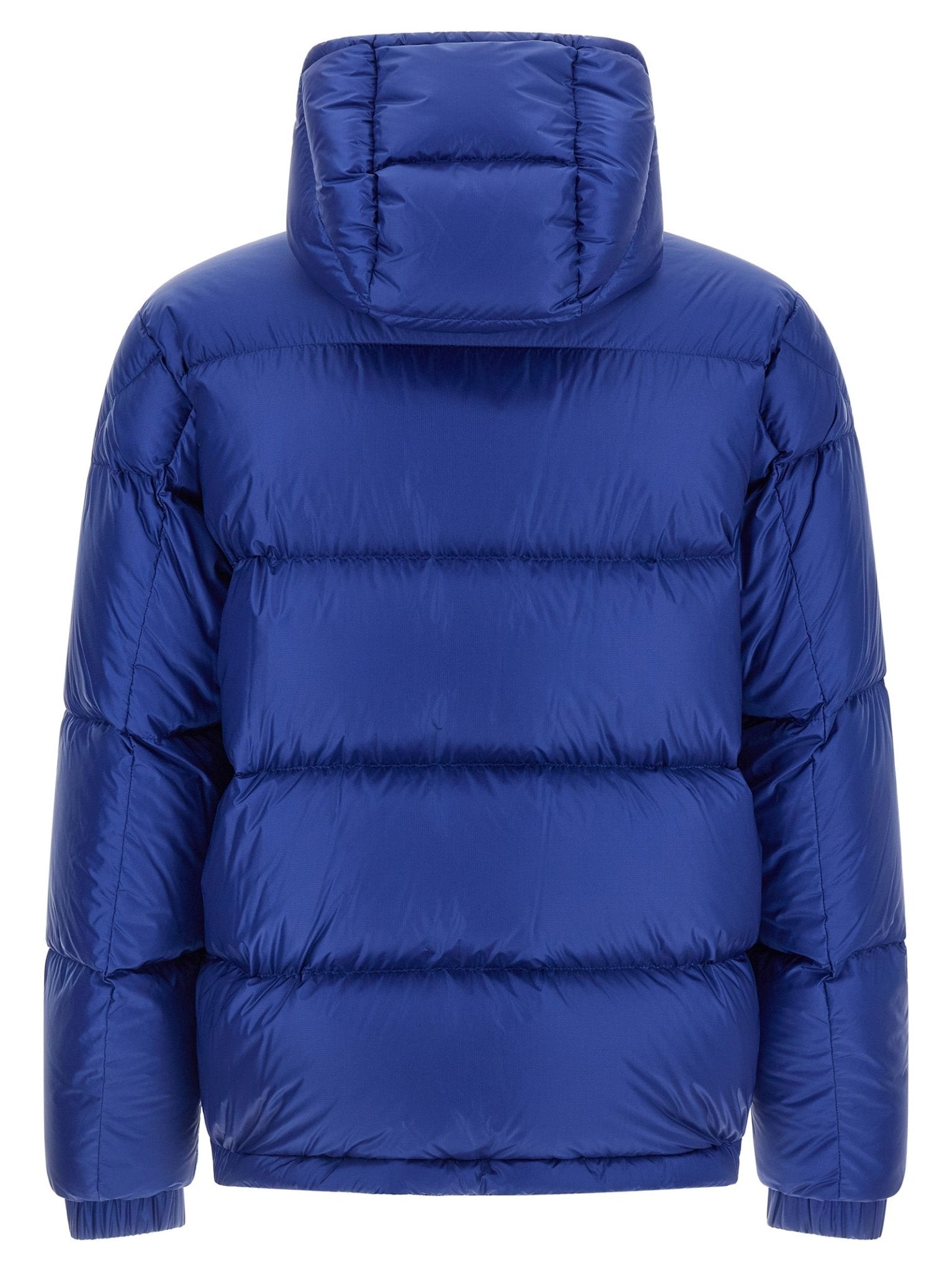 Moncler Blue Polyamide Full-Length Jacket - HBPS Beauty & Fashion