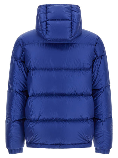 Moncler Blue Polyamide Full-Length Jacket - HBPS Beauty & Fashion