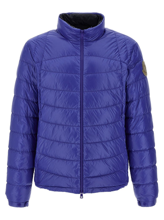 Moncler Blue Polyamide Full-Length Jacket - HBPS Beauty & Fashion