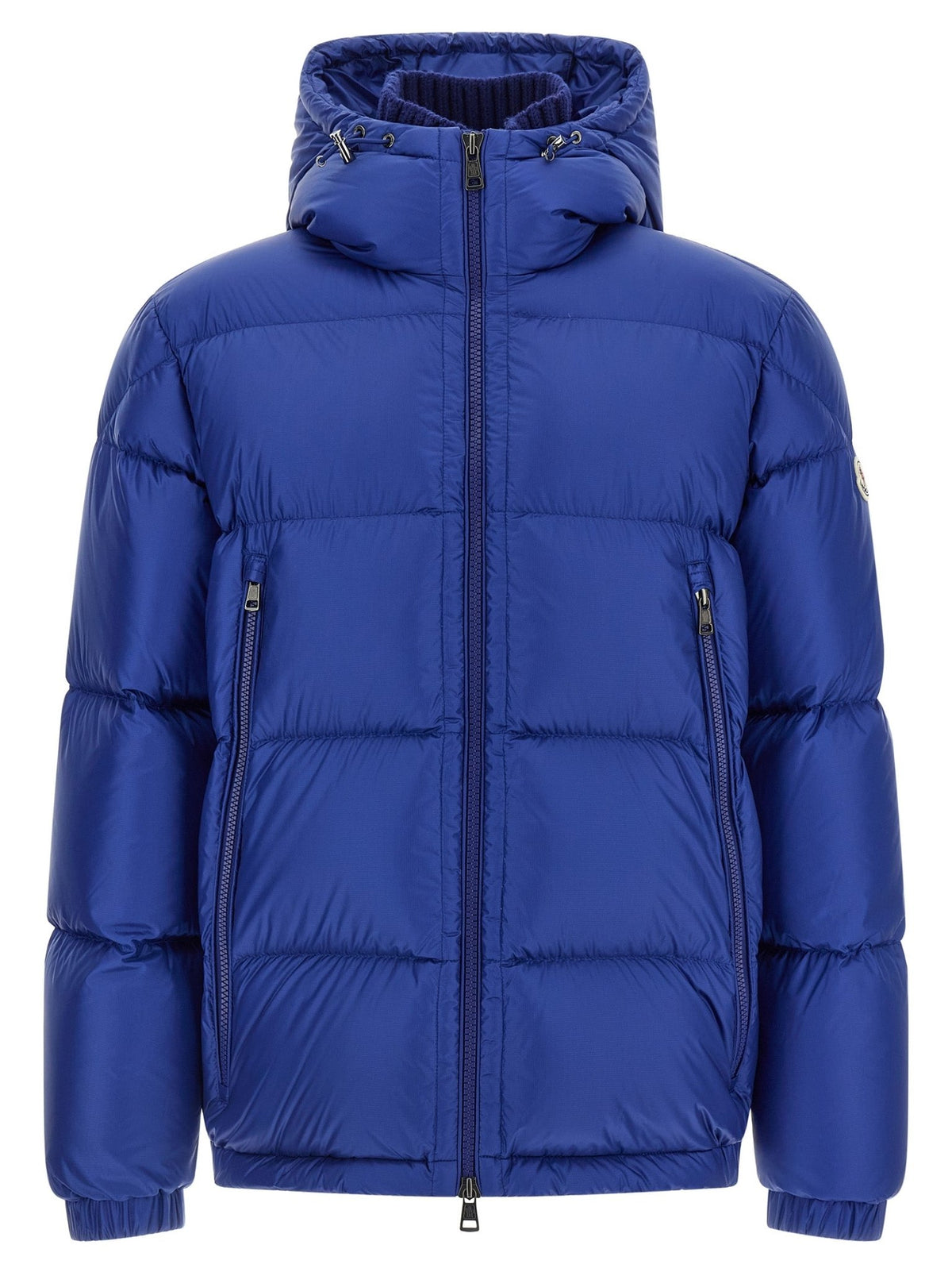 Moncler Blue Polyamide Full-Length Jacket - HBPS Beauty & Fashion