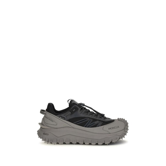 Moncler Gray Calf Leather Bos Taurus Athletic Sneakers - HBPS Beauty & Fashion