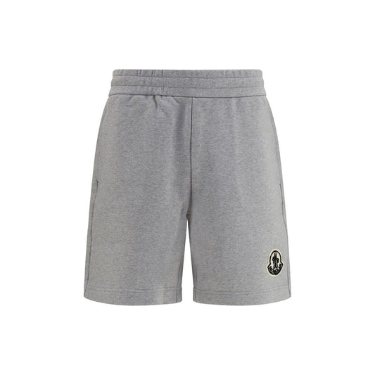 Moncler Gray Cotton Bermuda Shorts - HBPS Beauty & Fashion