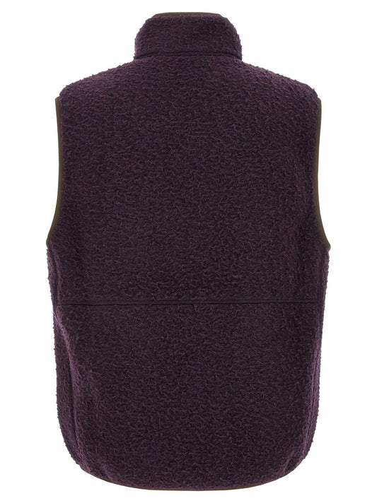 Moncler Purple Polyester Sleeveless Jacket - HBPS Beauty & Fashion