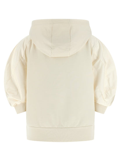 Moncler White Cotton Hoodie - HBPS Beauty & Fashion