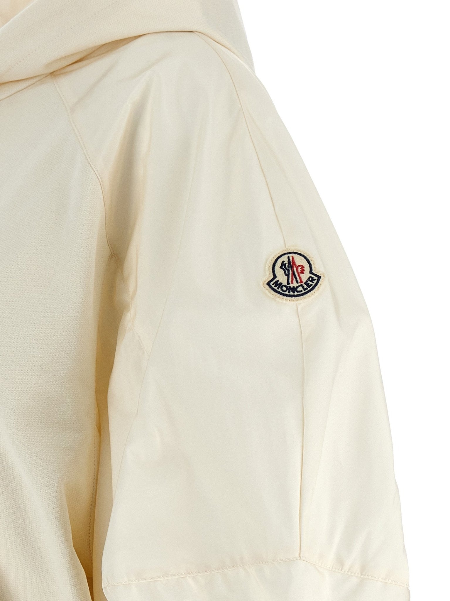 Moncler White Cotton Hoodie - HBPS Beauty & Fashion