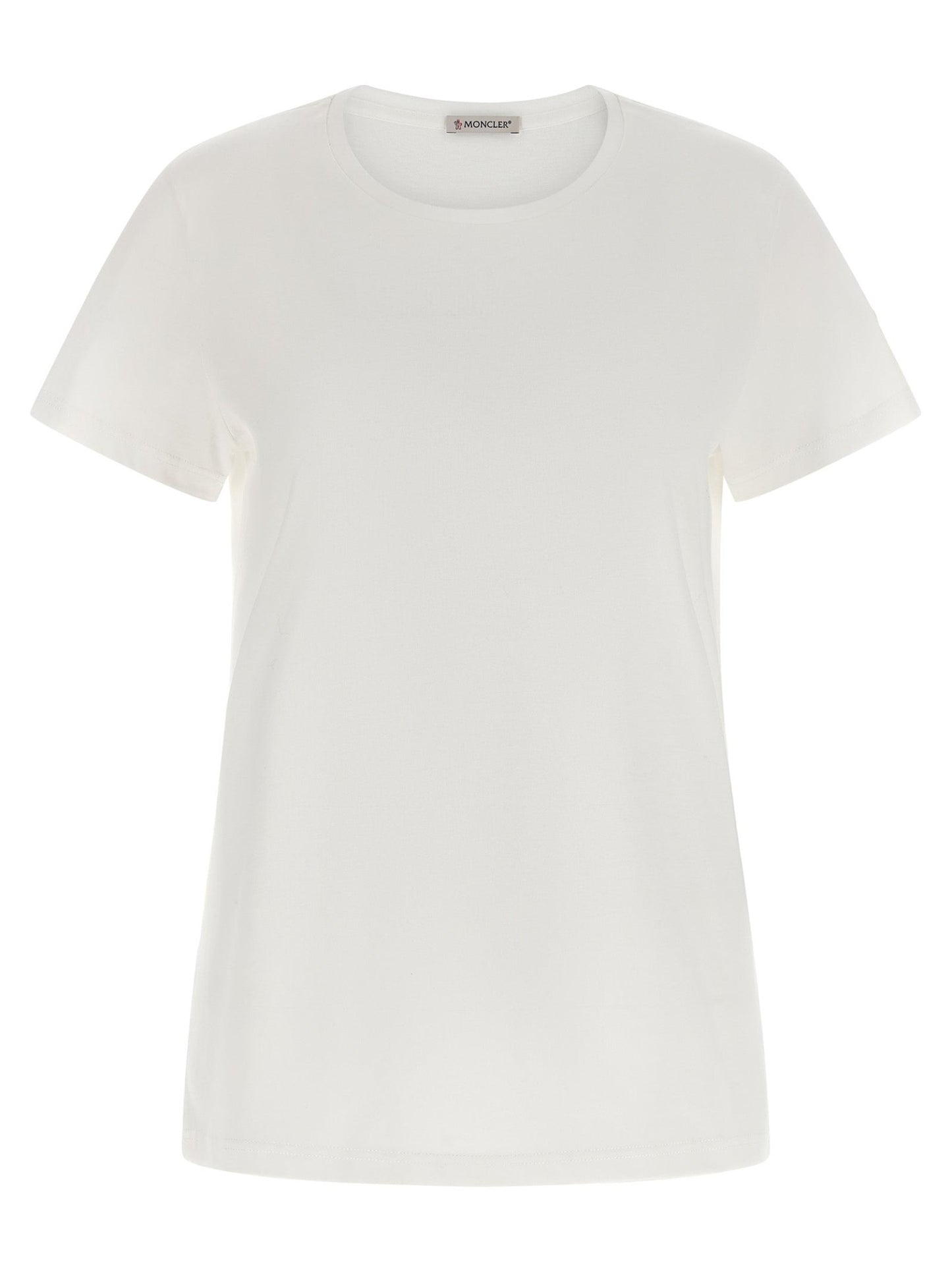 Moncler White Cotton T-Shirt - HBPS Beauty & Fashion