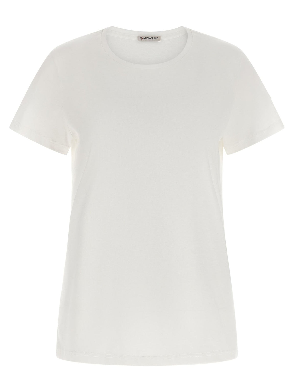 Moncler White Cotton T-Shirt - HBPS Beauty & Fashion