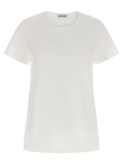 Moncler White Cotton T-Shirt - HBPS Beauty & Fashion