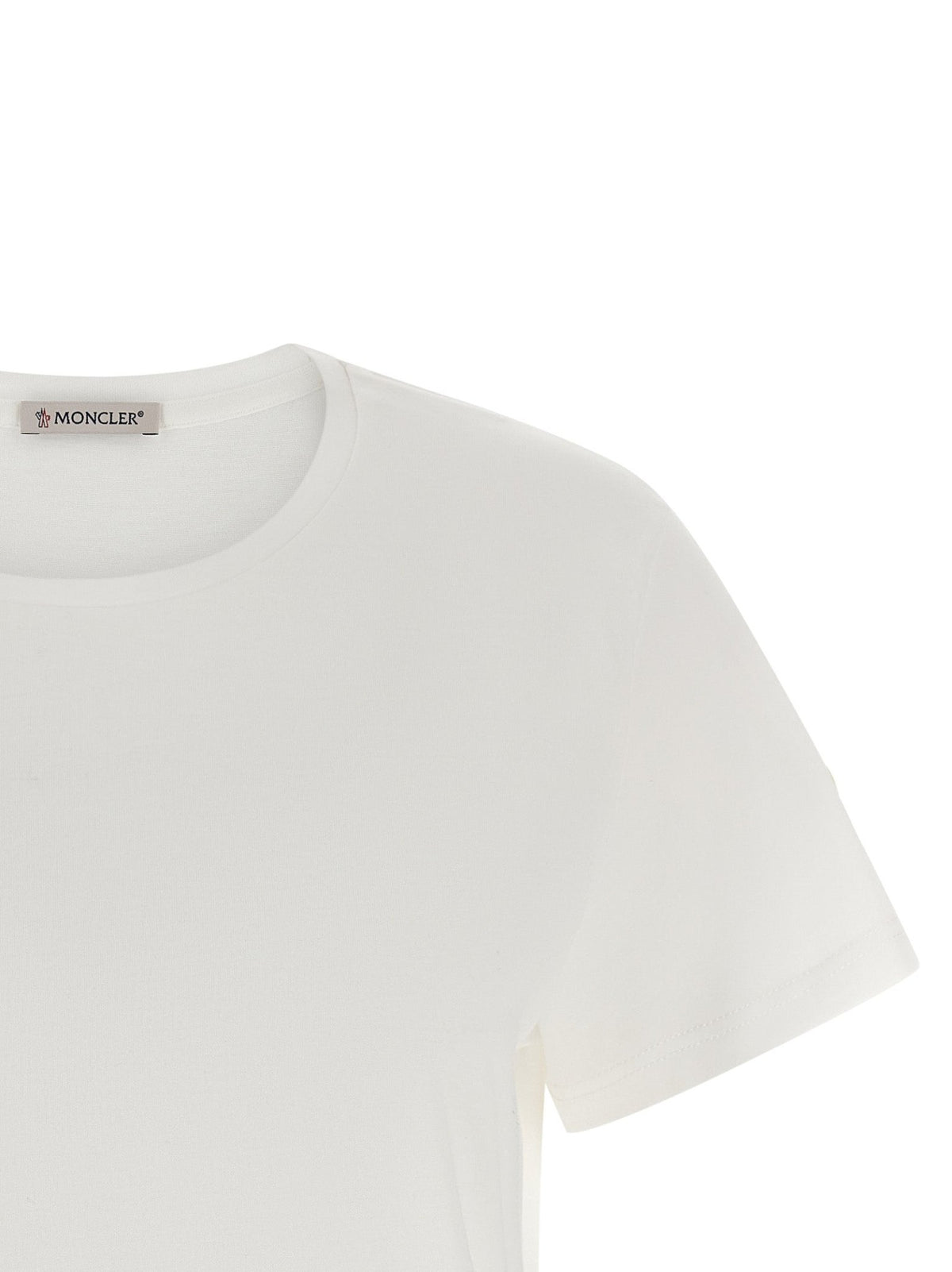 Moncler White Cotton T-Shirt - HBPS Beauty & Fashion