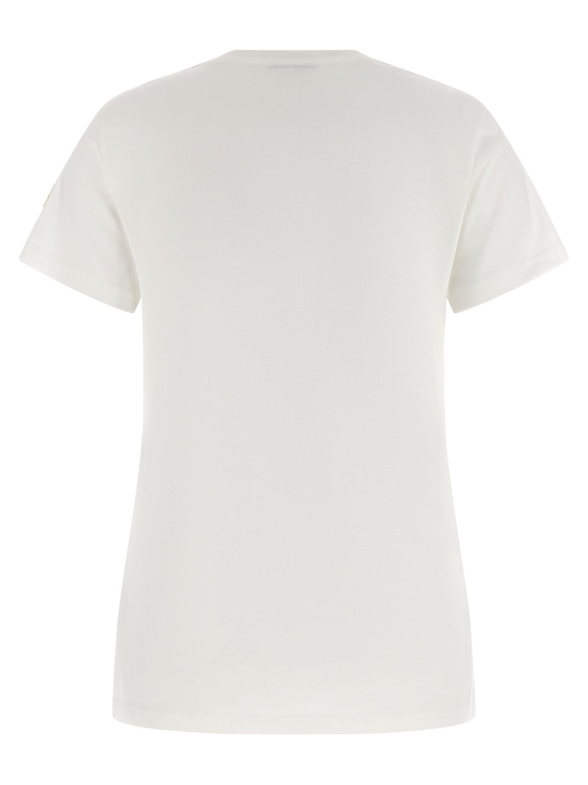 Moncler White Cotton T-Shirt - HBPS Beauty & Fashion