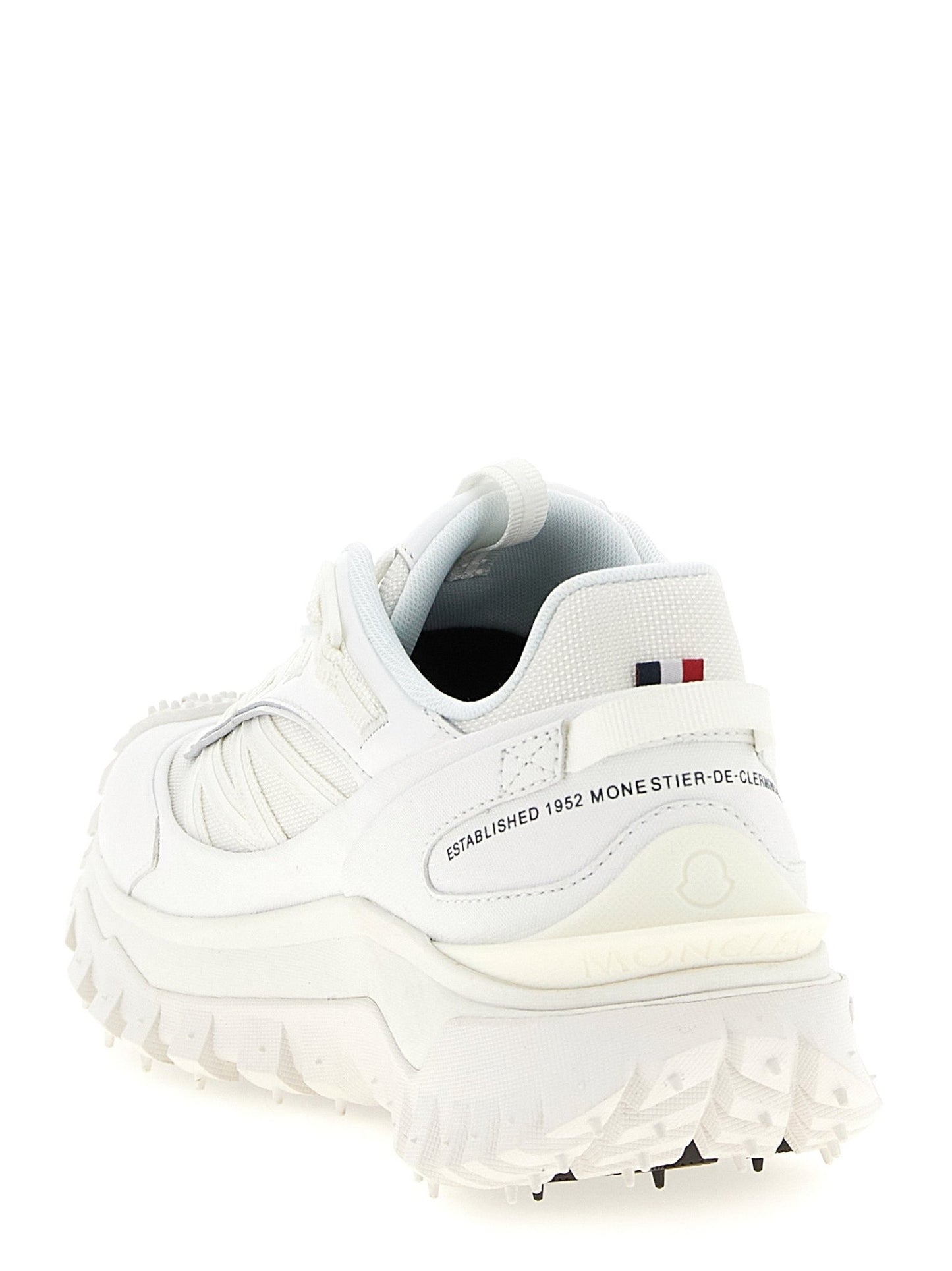 Moncler White Polyamide Athletic Sneakers - HBPS Beauty & Fashion