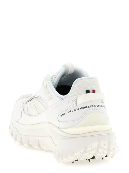 Moncler White Polyamide Athletic Sneakers - HBPS Beauty & Fashion