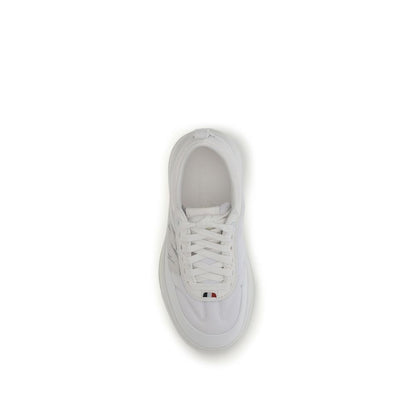 Moncler White Polyamide Athletic Sneakers - HBPS Beauty & Fashion