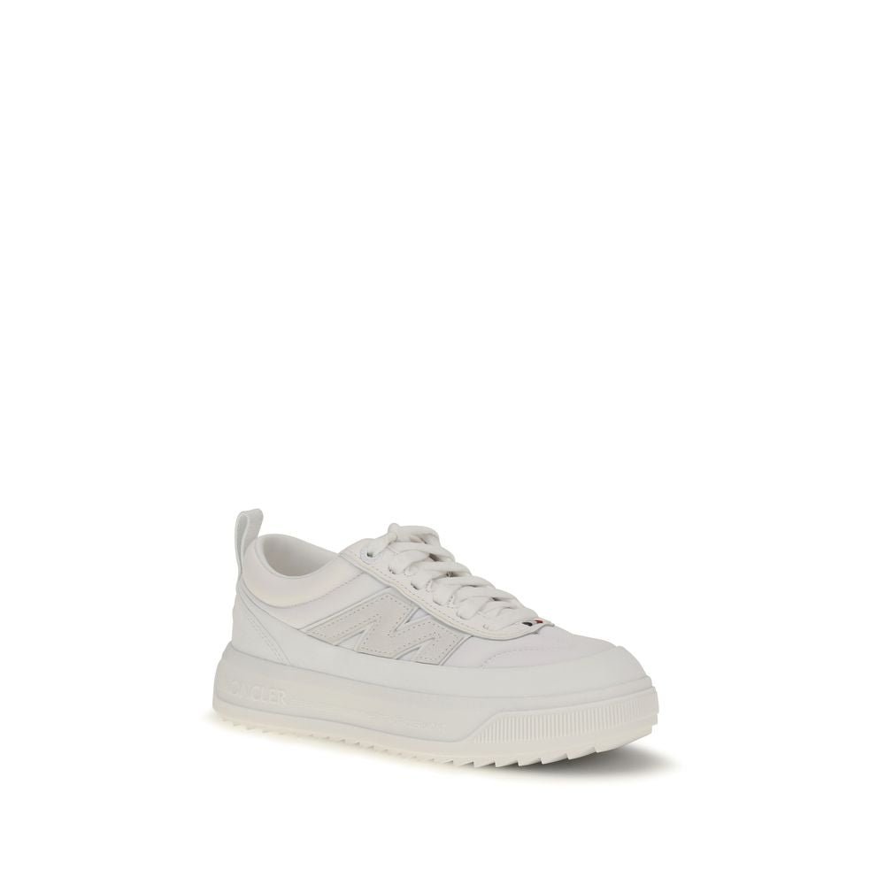 Moncler White Polyamide Athletic Sneakers - HBPS Beauty & Fashion