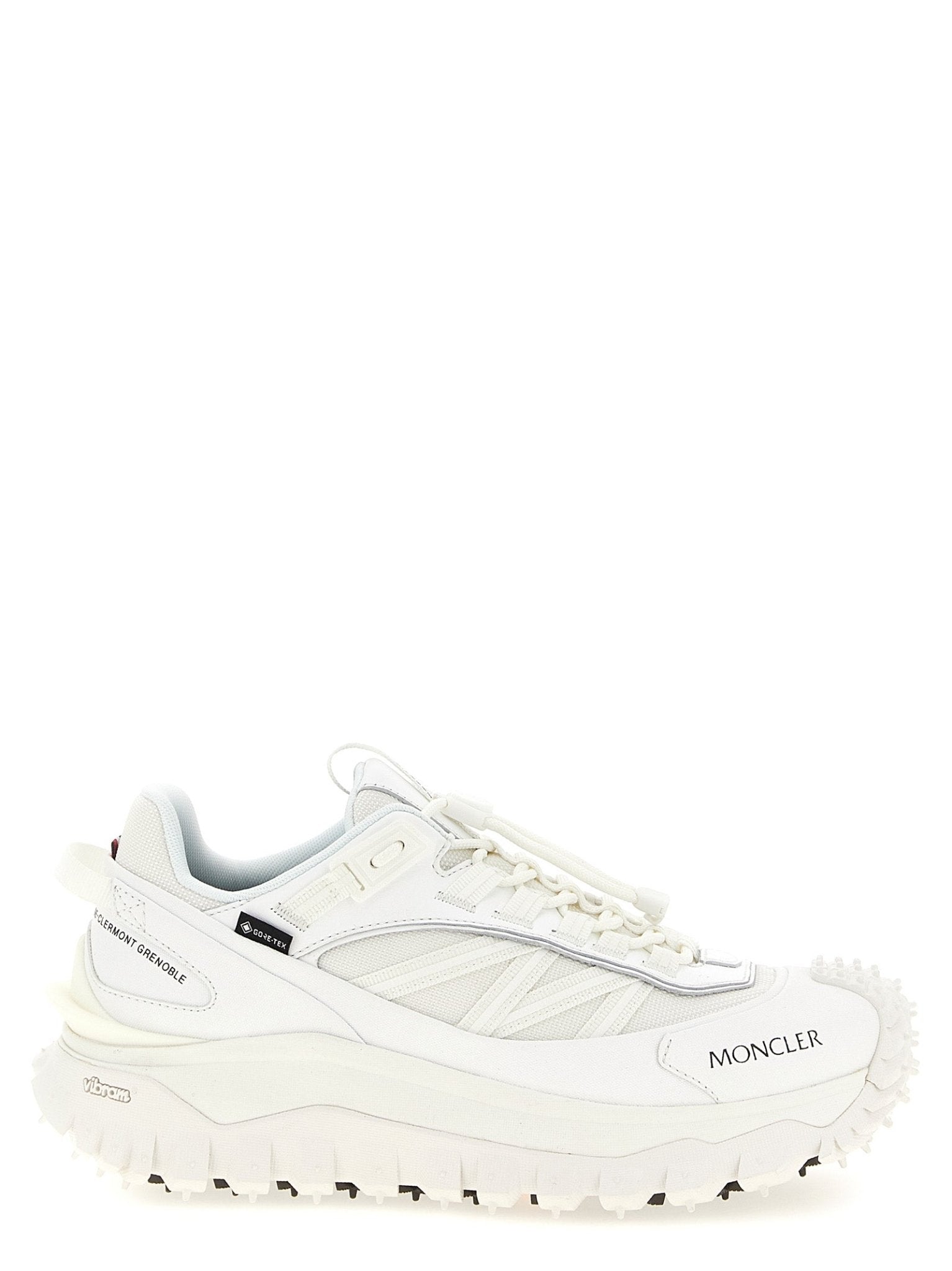 Moncler White Polyamide Athletic Sneakers - HBPS Beauty & Fashion