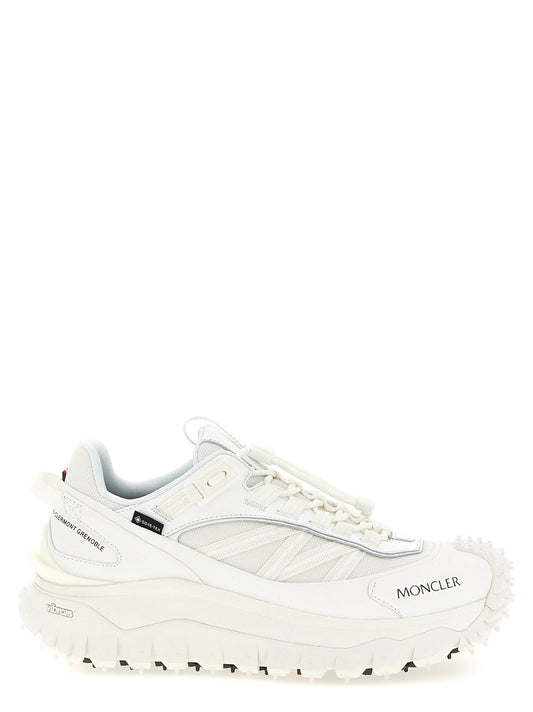 Moncler White Polyamide Athletic Sneakers - HBPS Beauty & Fashion