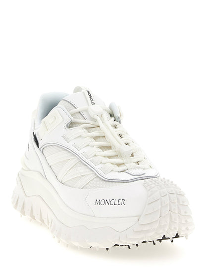 Moncler White Polyamide Athletic Sneakers - HBPS Beauty & Fashion