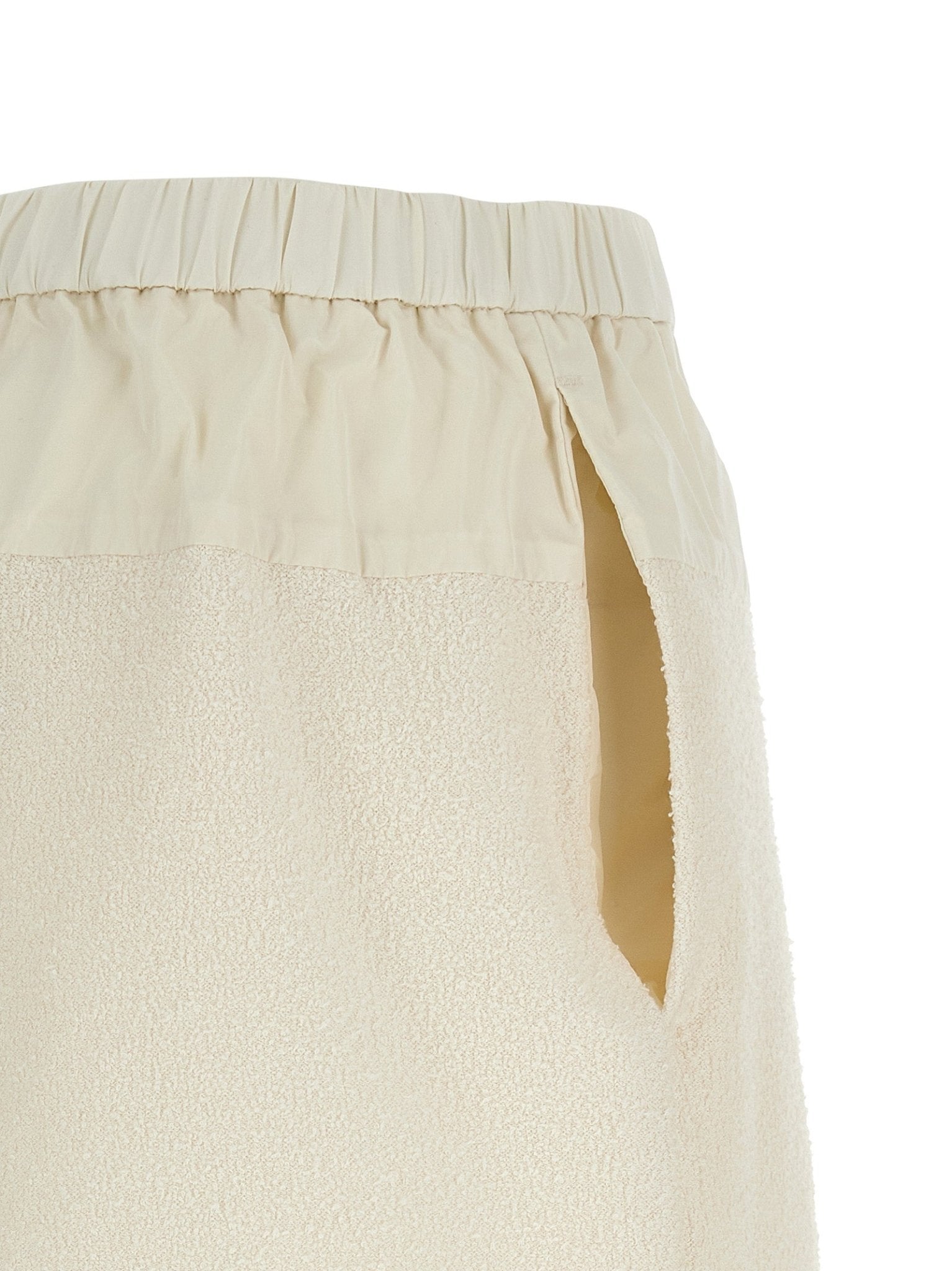 Moncler White Polyester Bermuda Shorts - HBPS Beauty & Fashion