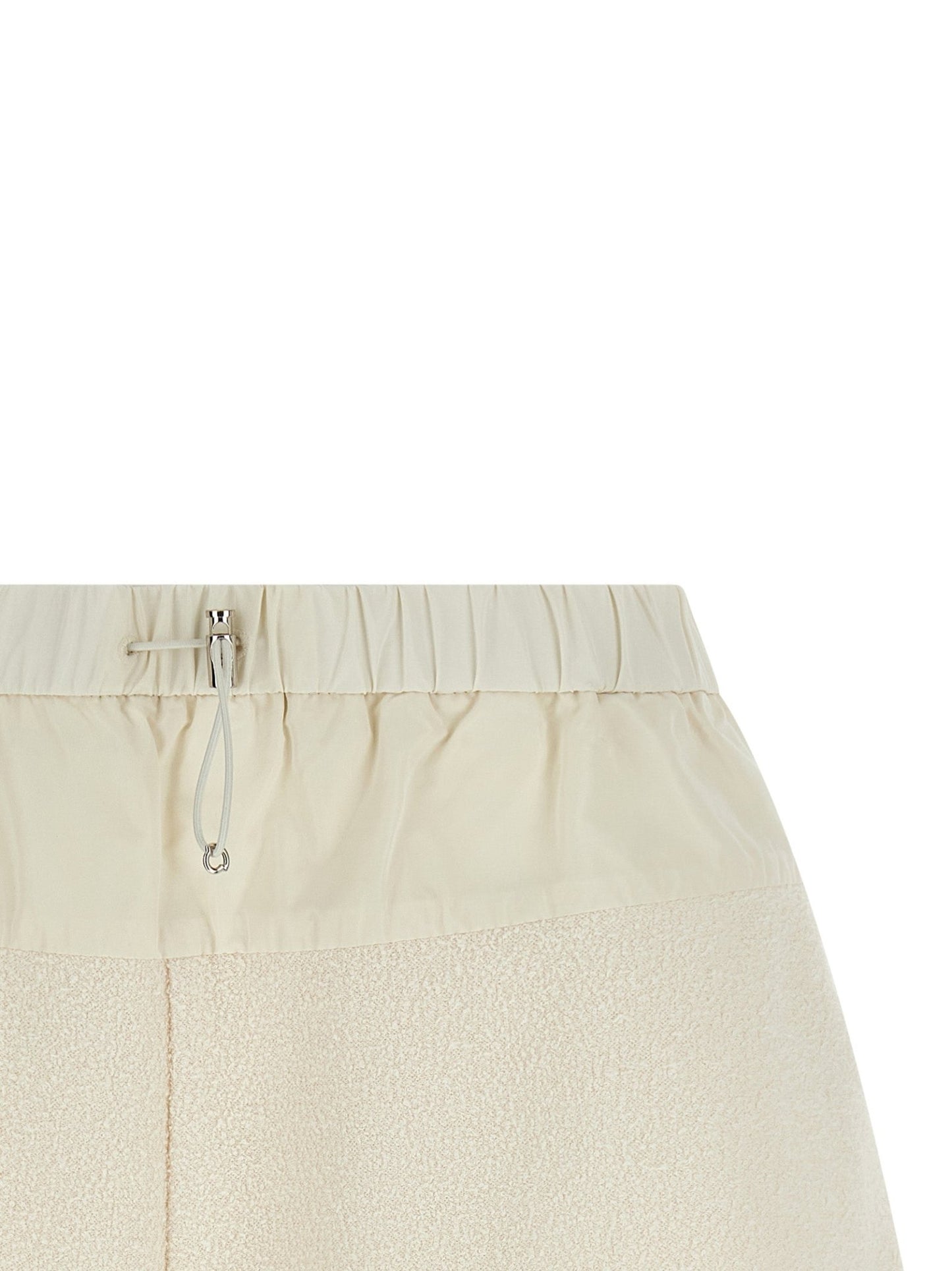 Moncler White Polyester Bermuda Shorts - HBPS Beauty & Fashion