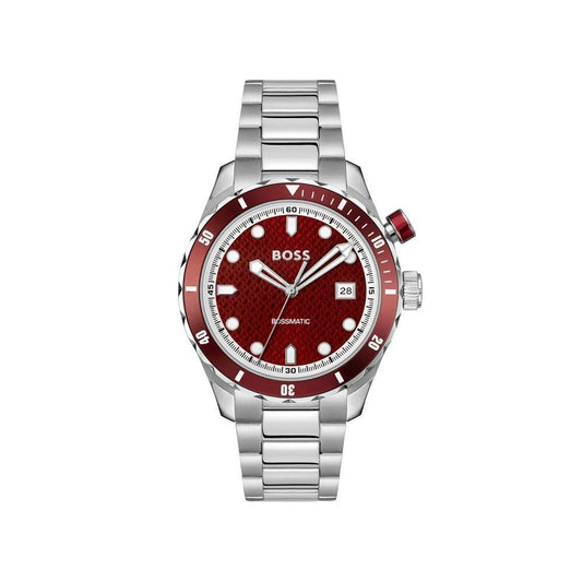 Hugo Boss Gray Stainless Steel Dress Watch by Hugo Boss