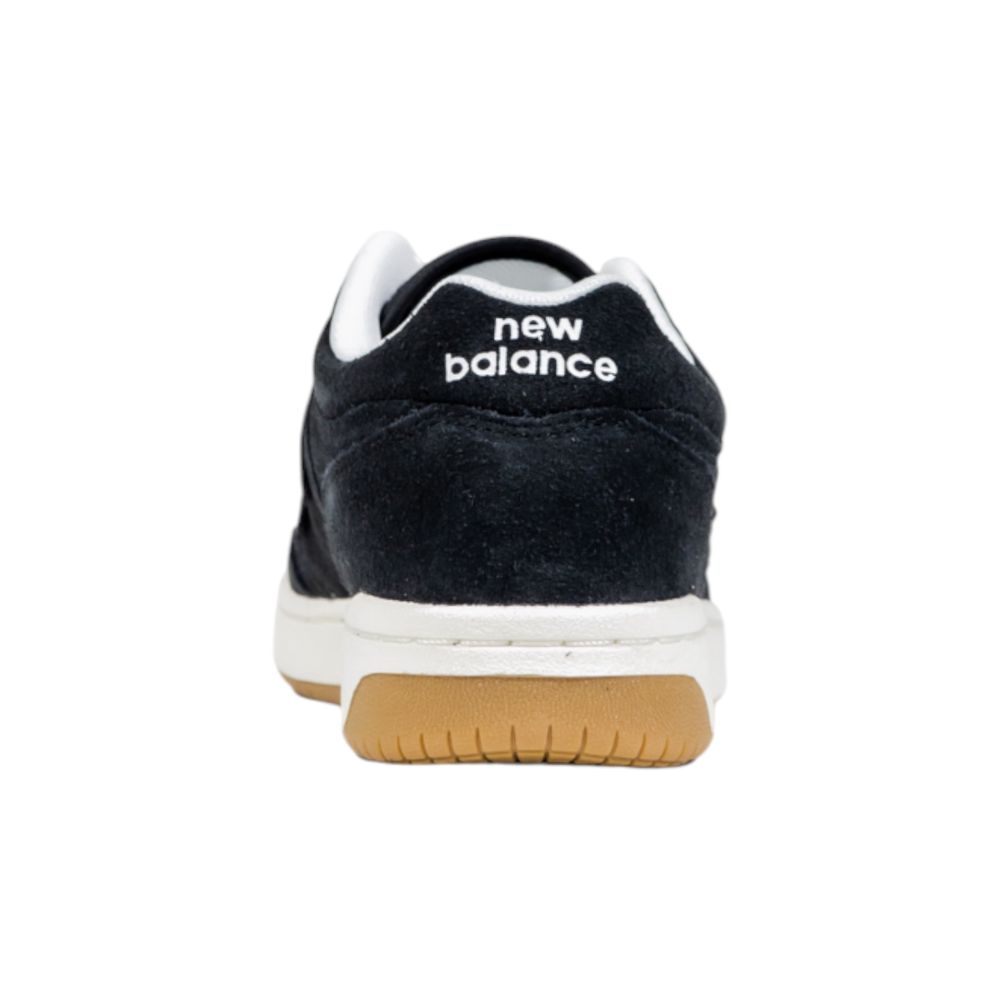 New Balance Black And White Leather Athletic Sneakers - HBPS Beauty & Fashion