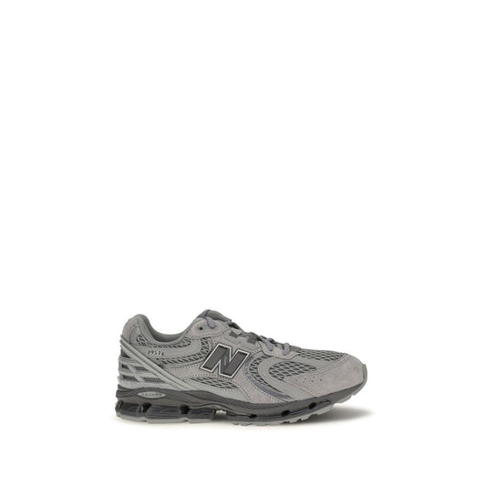 New Balance Gray Fabric Athletic Sneakers - HBPS Beauty & Fashion