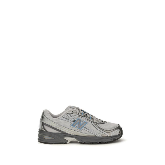 New Balance Gray Fabric Athletic Sneakers - HBPS Beauty & Fashion