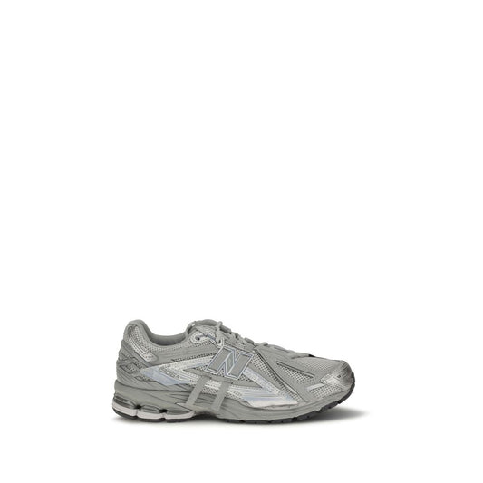 New Balance Gray Fabric Athletic Sneakers - HBPS Beauty & Fashion