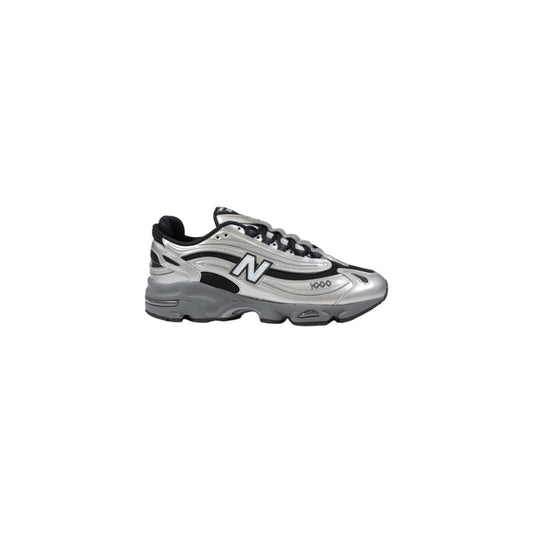 New Balance Silver Synthetic Athletic Sneakers - HBPS Beauty & Fashion