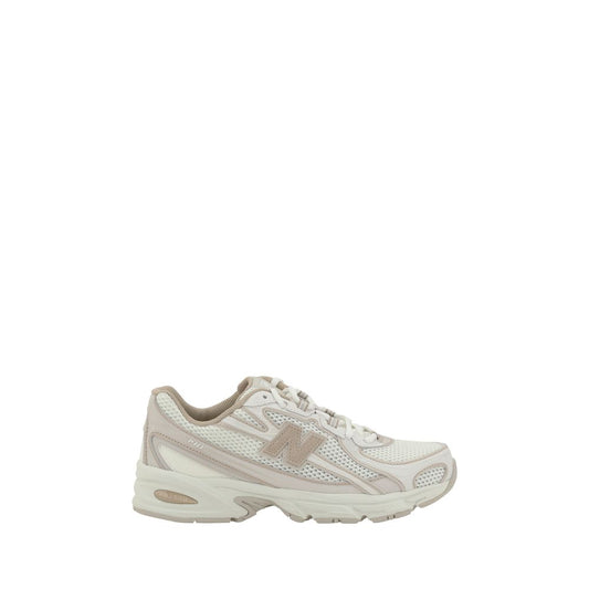 New Balance White Fabric Athletic Sneakers - HBPS Beauty & Fashion