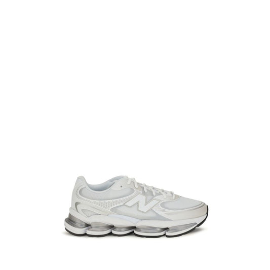 New Balance White Polyamide Athletic Sneakers - HBPS Beauty & Fashion