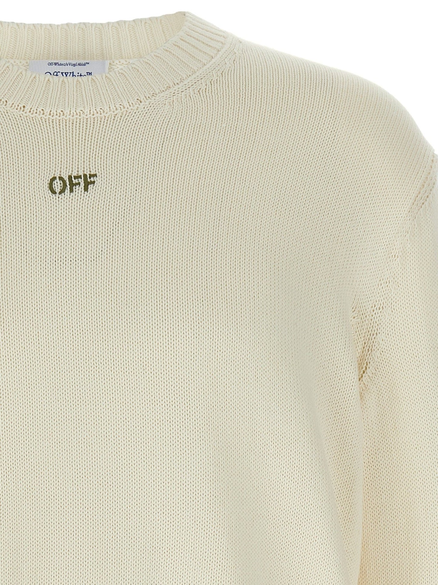 Off-White Beige Cotton Cardigan - HBPS Beauty & Fashion