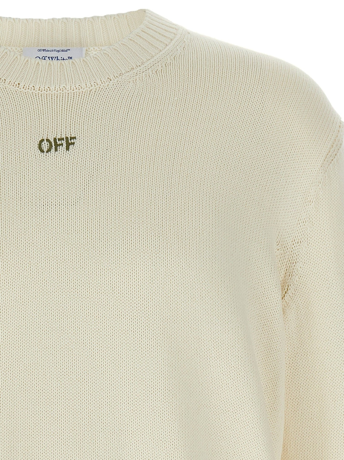 Off-White Beige Cotton Cardigan - HBPS Beauty & Fashion
