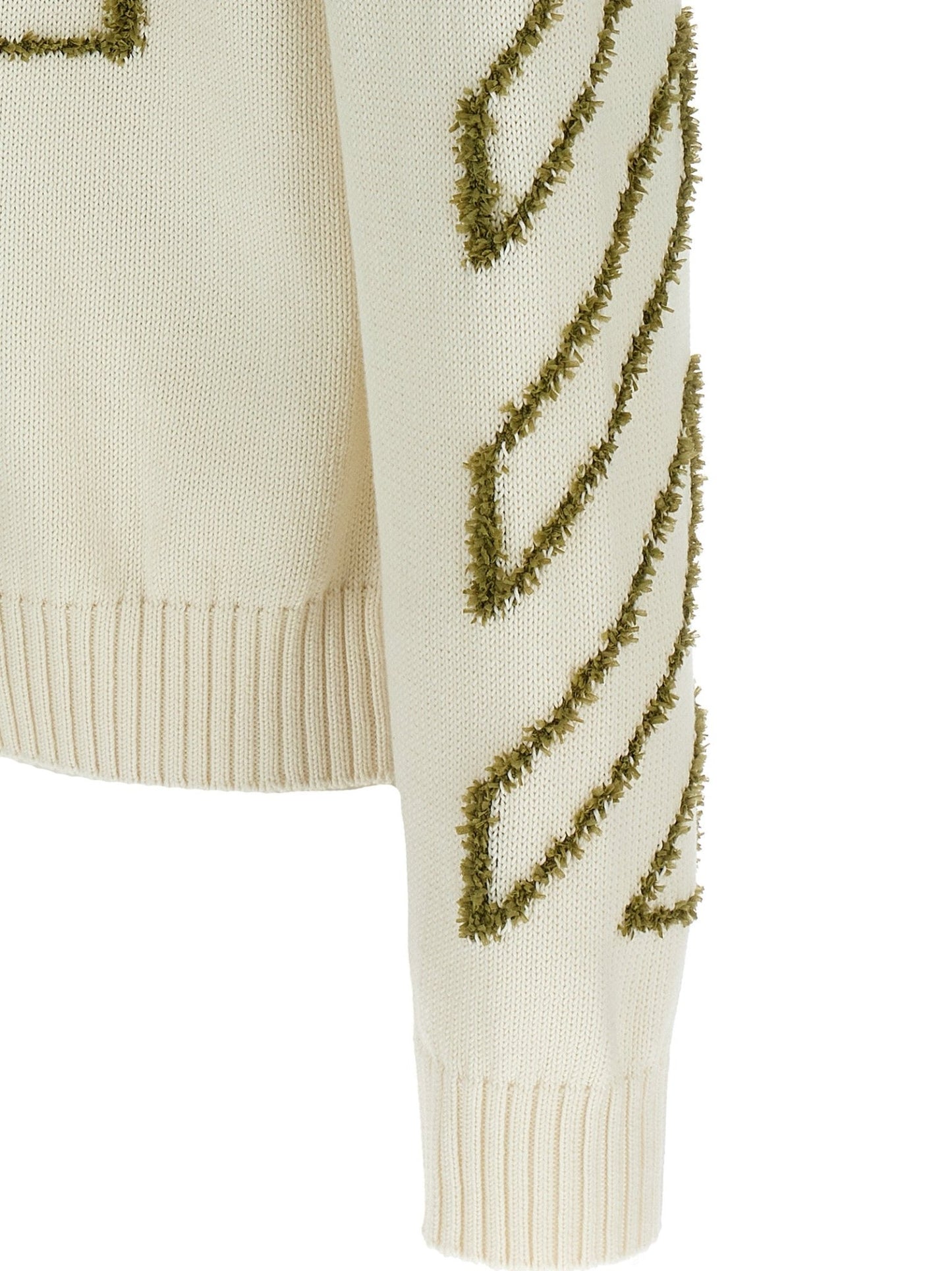 Off-White Beige Cotton Cardigan - HBPS Beauty & Fashion