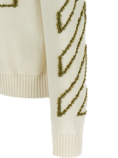 Off-White Beige Cotton Cardigan - HBPS Beauty & Fashion