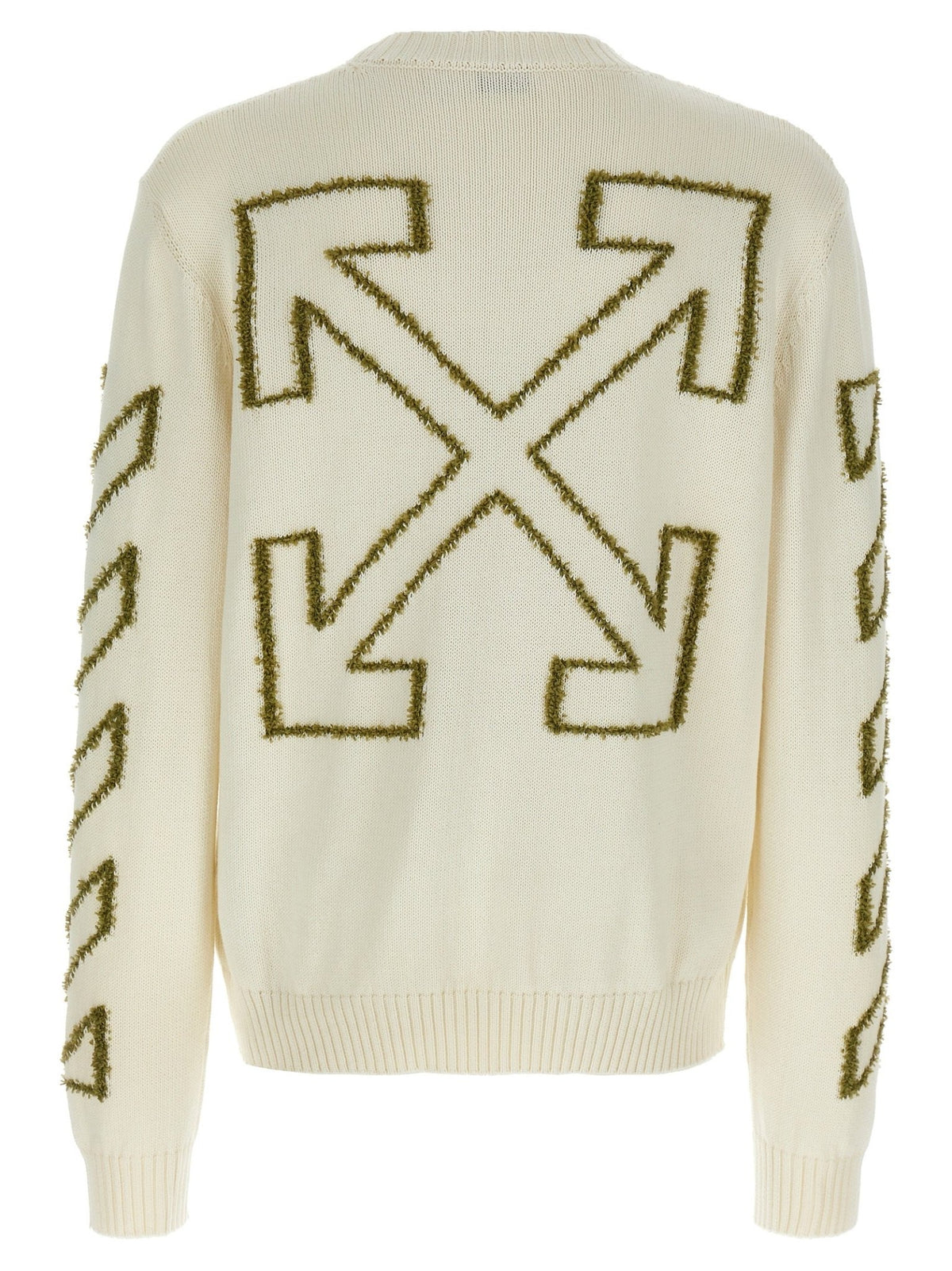 Off-White Beige Cotton Cardigan - HBPS Beauty & Fashion