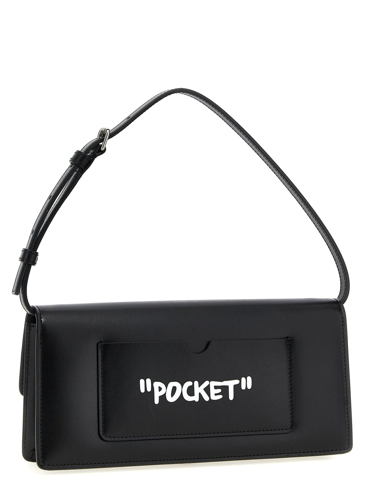 Off-White Bicolor Calfskin Shoulder Bag - HBPS Beauty & Fashion