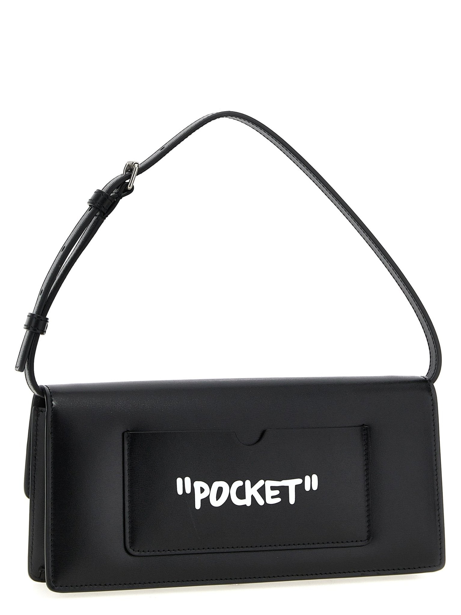 Off-White Bicolor Calfskin Shoulder Bag - HBPS Beauty & Fashion
